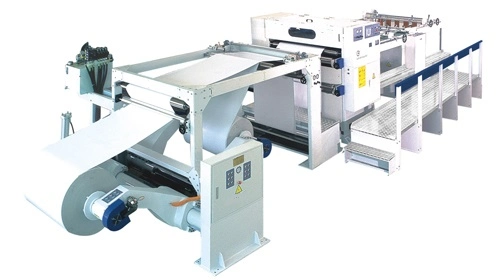 Program-Control Paper Sheet Cutter, 5.7" Blue Screen