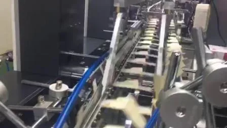 Fabricants automatiques de machines de collage de dossiers de boîtes à lunch Série Luolan (1100XL)