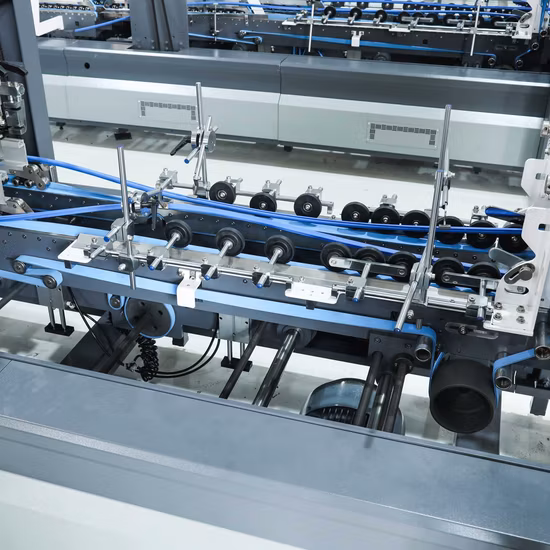 Machine automatique de Gluer de dossier de boîte de carton avec pré