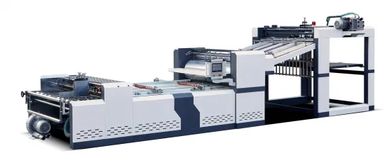 Machine à plastifier les flûtes de papier d'étiquetage Machine à étiqueter les feuilles de papier Machine à plastifier les flûtes Machine à plastifier les étiquettes Litho