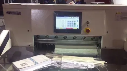 Coupe-papier de contrôle de programme entièrement hydraulique numérique de bureau (68E)